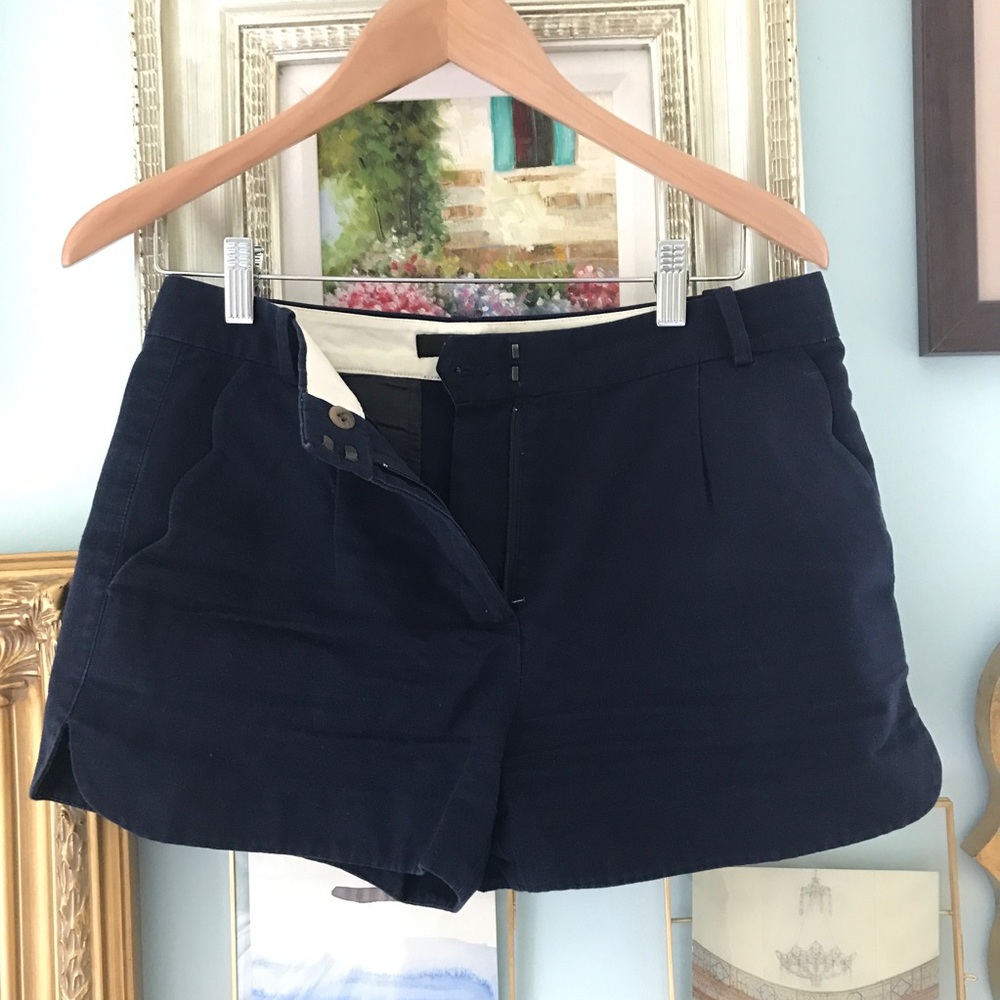 J. Crew scalloped pocket shorts